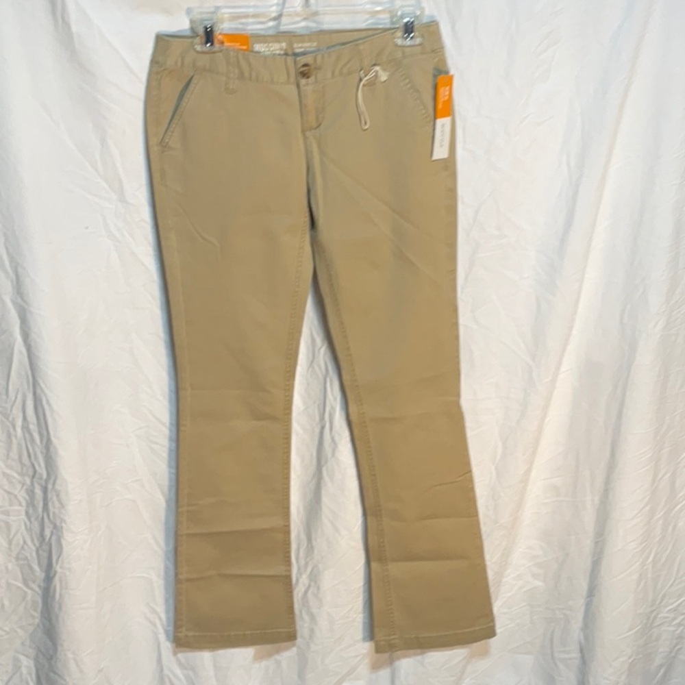 Mossimo Supply Co. Slim Bootcut Pants in Tan